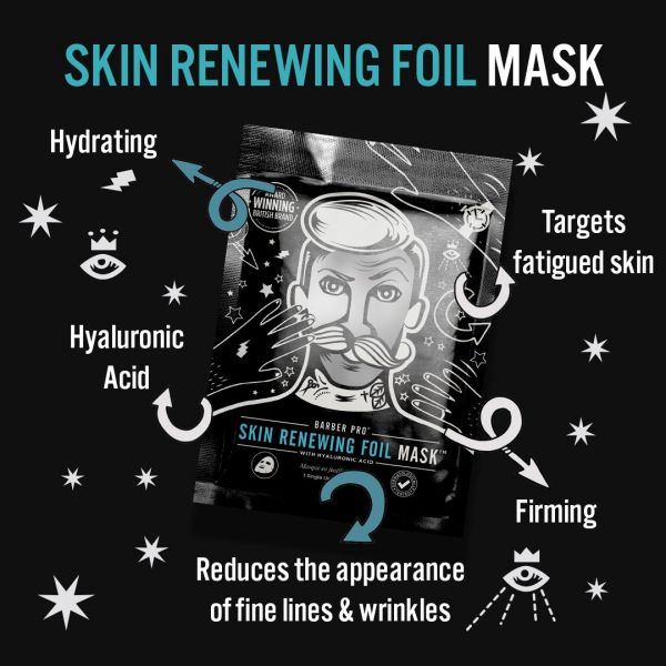 Barber Pro Skin Renewing Foil Mask 25ml