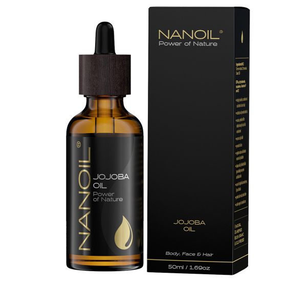 Nanoil Jojobaöl für Haar, Körper, Gesicht und Nägel 50ml