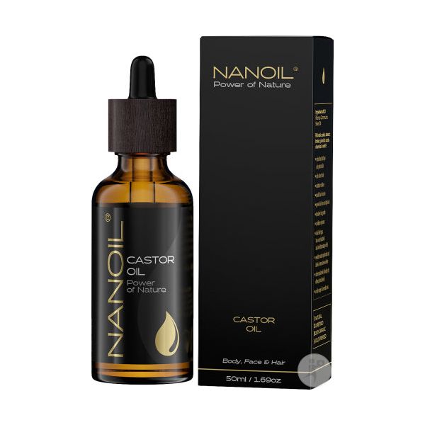 Nanoil Rizinusöl für Haar, Körper, Gesicht und Nägel 50ml